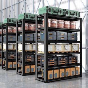 货CXB中型300kg落20k架g加厚家用阳台储藏室多0层地收纳架仓库