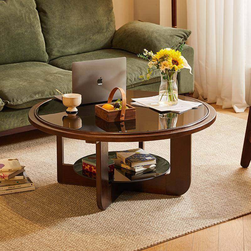 收实木茶几客圆厅圆RF-HD536形茶几茶桌小户轻型奢桌精致纳,农机/农具/农膜,其它农用工具,淘宝优惠券,粉丝福利购,淘宝优惠卷
