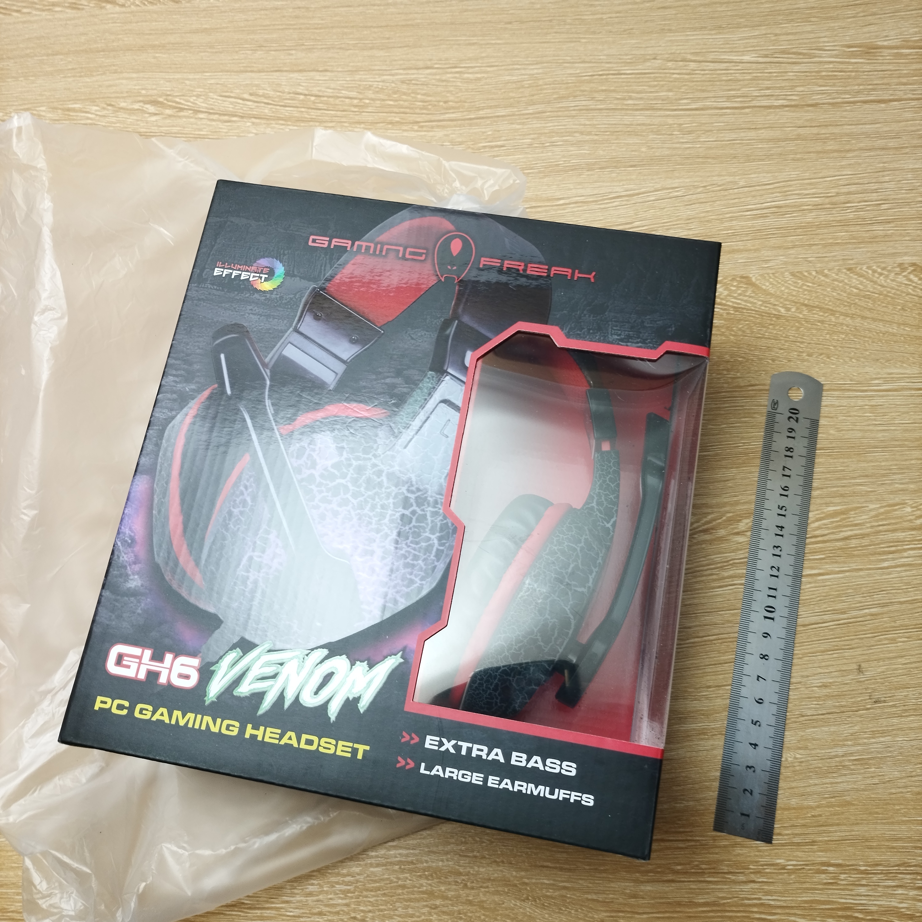 出口库存头戴式耳机GH6毒液款 默认坏掉皮破损 当配件