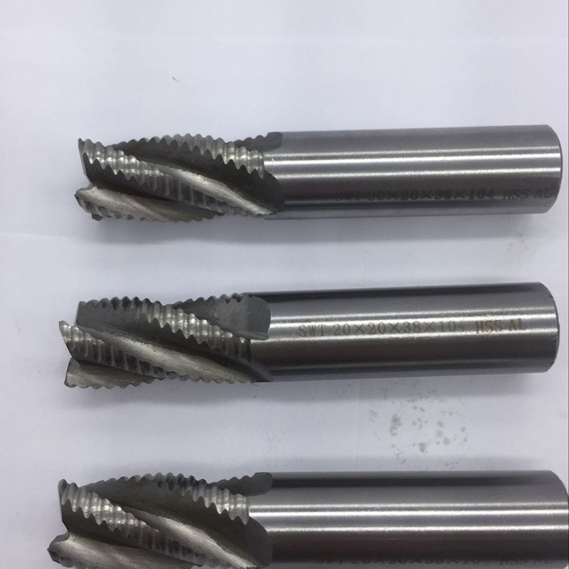 西南直柄超硬白钢波刃/玉米/粗皮铣刀6 7 8 9 10 12 14 16 1832mm