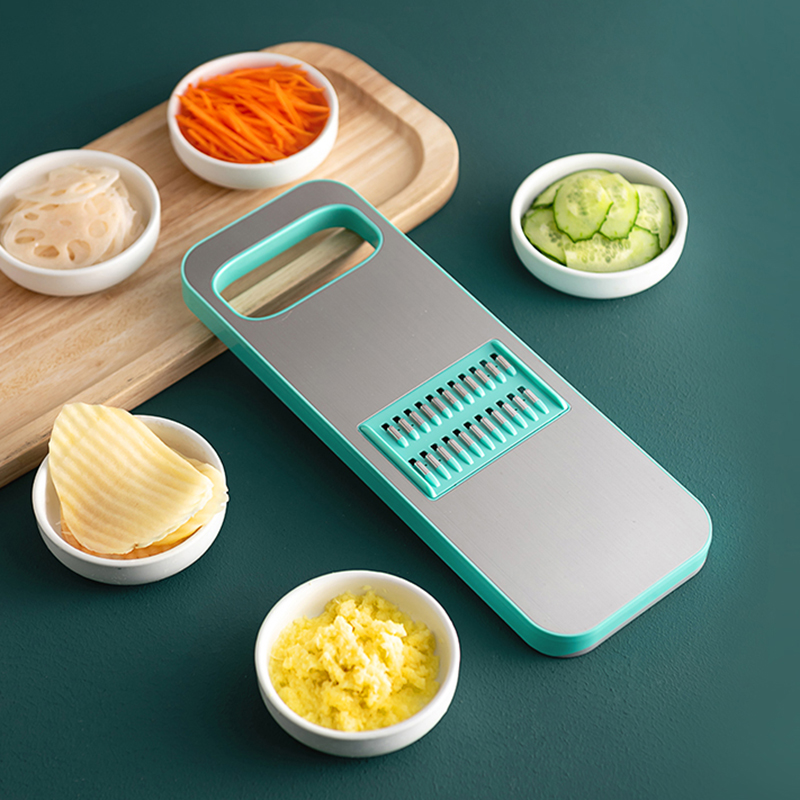 家用土豆丝切丝器多功能切菜厨房神器不锈钢擦刨丝器大蒜切片机