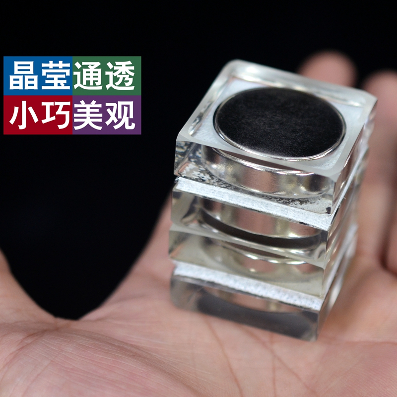 磁力刷鱼缸玻璃擦双面清理刷迷你草鱼海缸刷擦除藻强磁清洁工具刷