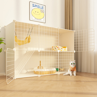 猫笼子家用室内一体猫屋带超大自由空间猫柜不占地猫别墅宠物笼子