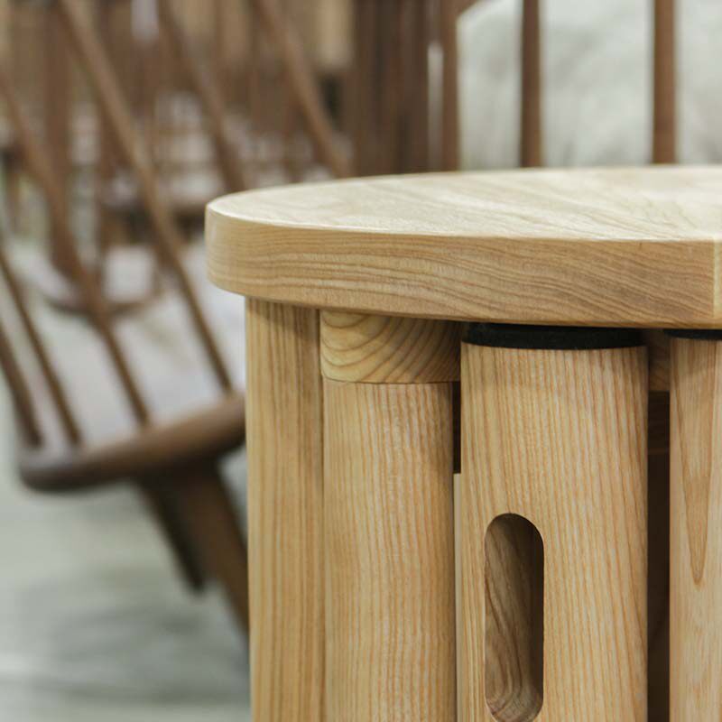 北欧风实木多功能组合收纳凳子可叠放边几床头柜杂物桶沙发边茶几