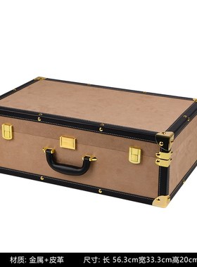 北欧轻者样板房男士衣帽间衣柜道具饰品摆件西装收纳盒展厅样板间