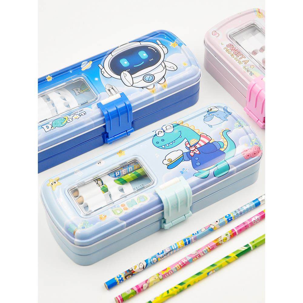 小玲静文具盒三层锁儿童笔盒创意多功能文具盒男女文具盒,3C数码配件,USB多功能数码宝,淘宝优惠券,粉丝福利购,淘宝优惠卷
