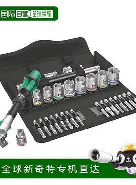 欧洲直邮德国Wera维拉 8100 SB6棘轮扳手套装3/8 29件套（050040