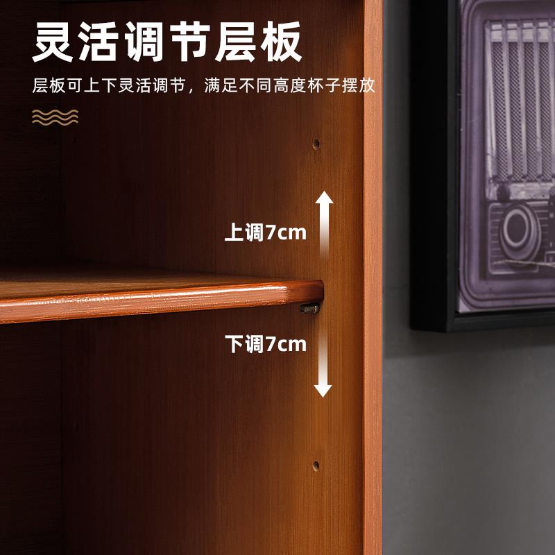 防尘杯架玻璃置物架杯子水杯茶杯咖啡杯桌面收纳盒马克杯架子家用