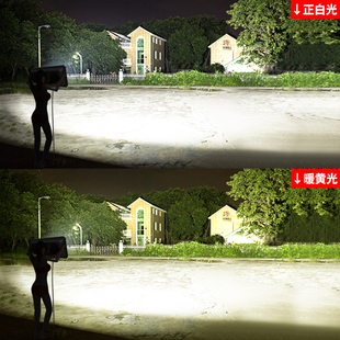 户外工地照明灯220V探照强光防水超亮大功率施工塔吊灯LED投光灯