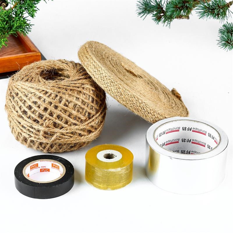 专业盆景制作材料造型拿弯盘扎整枝保护用品麻绳铝箔胶带伤口锡纸