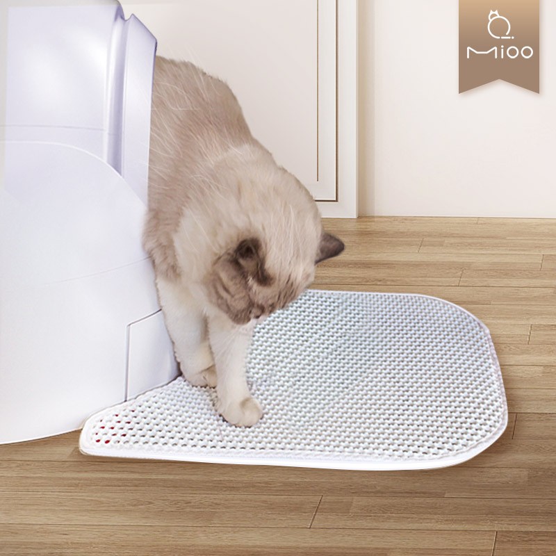 mioo猫砂盆猫厕所控砂垫防带出猫咪垫子双层过滤蹭脚垫猫咪用品