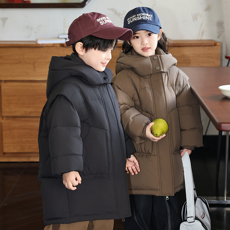MOXIEKIDS中长款加厚零下羽绒服
