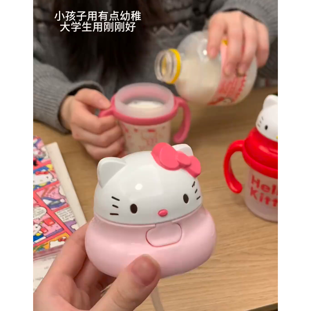 哈喽kt水杯奶瓶礼物送女朋友水杯哈喽kt奶杯周边奶杯230ml水杯