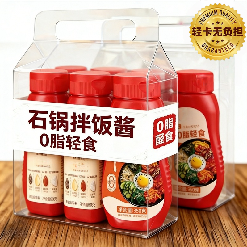 韩式石锅拌饭酱官方旗舰店0脂肪正宗韩国风味下饭低卡减零肥酱料