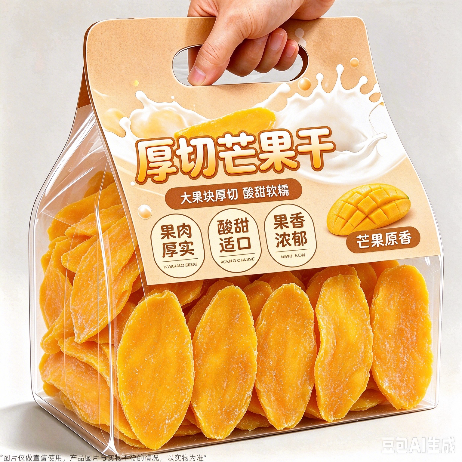 芒果干厚切精选大片鲜芒26新货香甜软糯网红同款解馋零食蜜饯果干