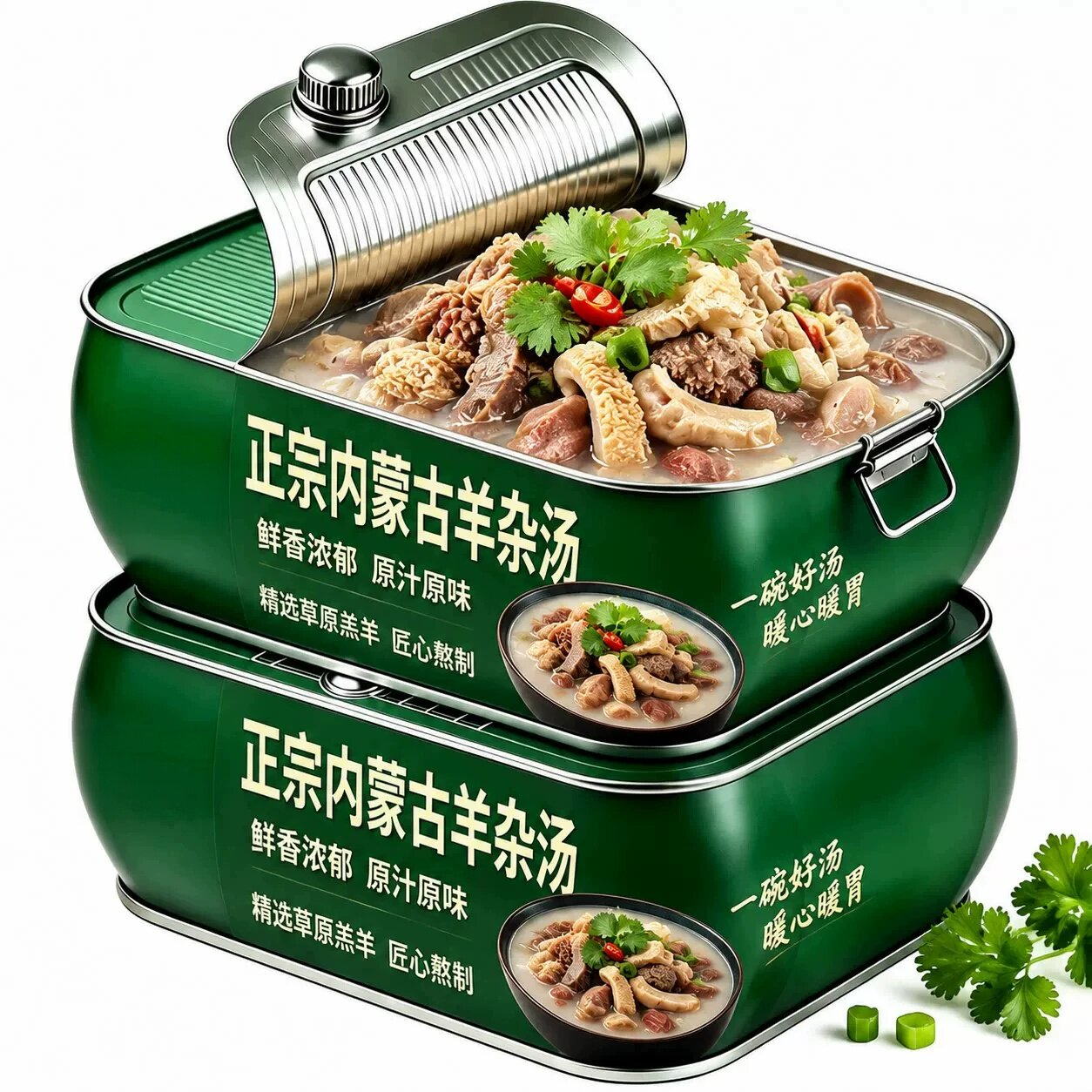 正宗内蒙羊杂汤官方旗舰店非无肝开袋加热即食半成品地道羊肉汤包