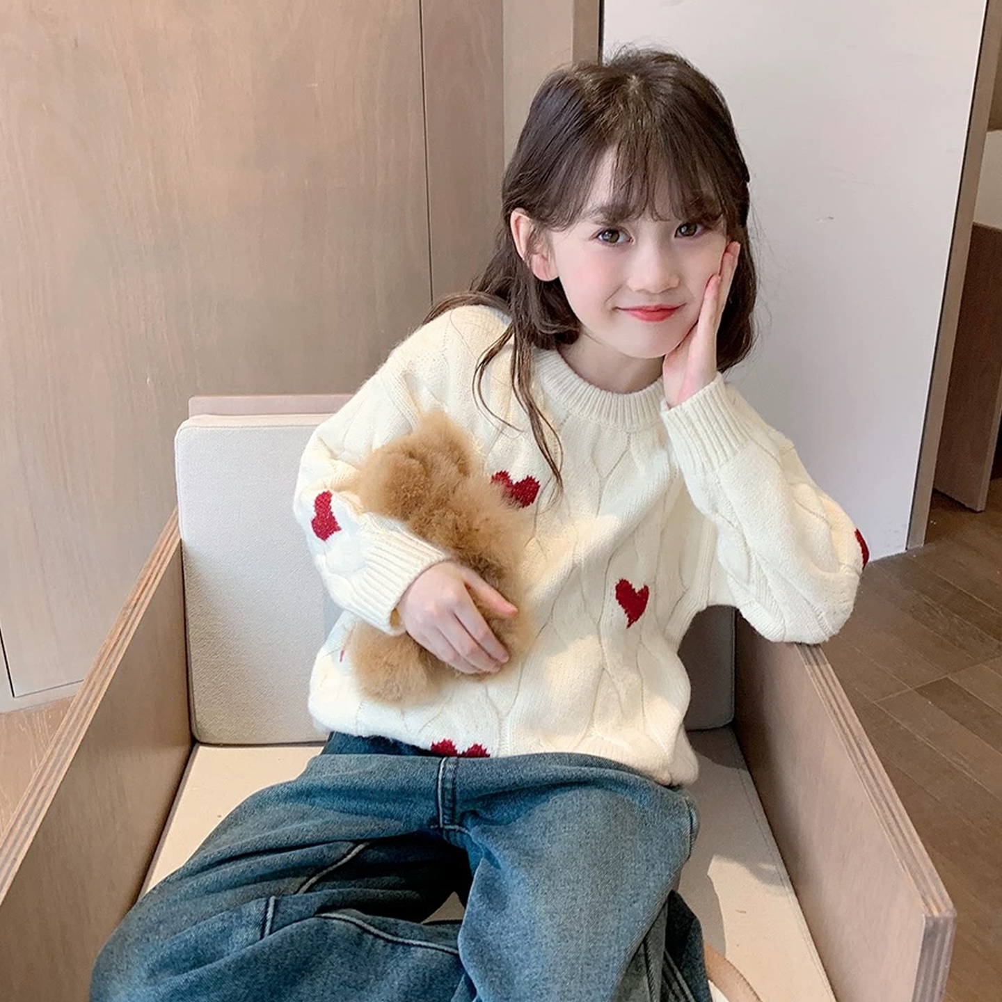 【天猫甄选】女童针织衫秋冬季