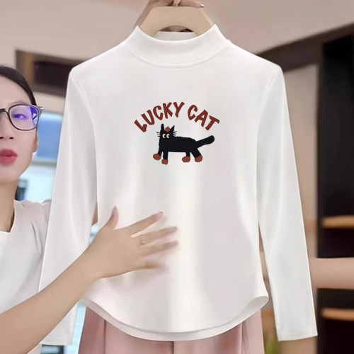 【天猫甄选】女大童德绒打底衫
