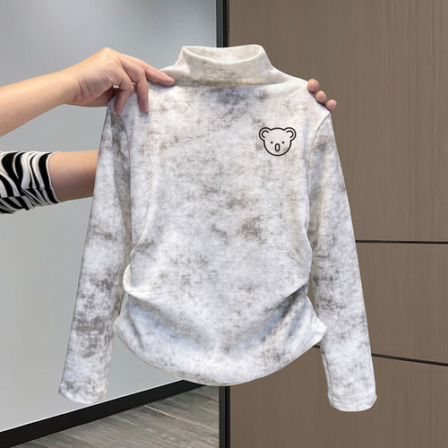 女童德绒打底衫内搭中大儿童保暖