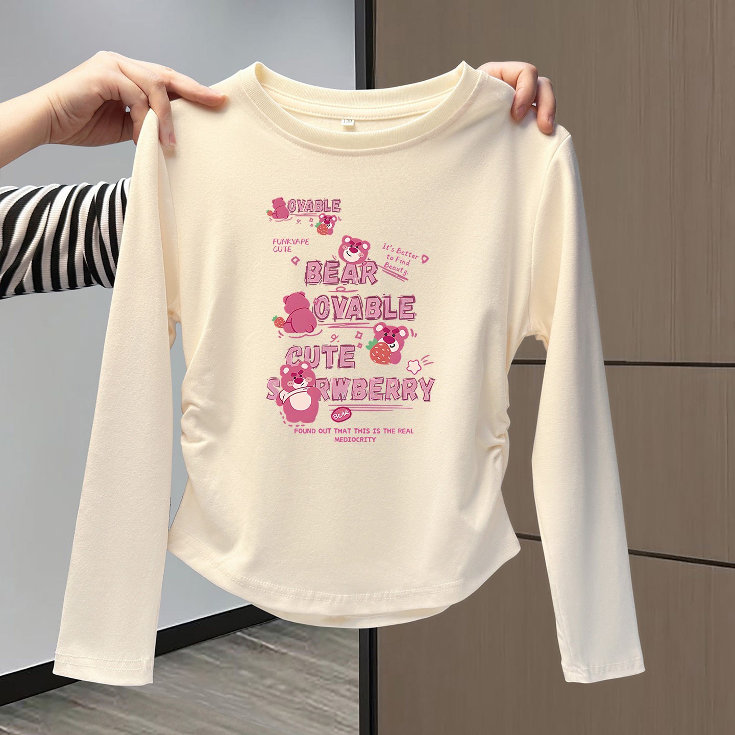 春秋装童装女童纯棉打底衫内搭2026新款弧形下摆儿童长袖T恤上衣,童装/婴儿装/亲子装,T恤,淘宝优惠券,粉丝福利购,淘宝优惠卷