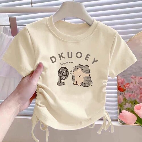 【童装TOP店】女童装卡通印花T恤