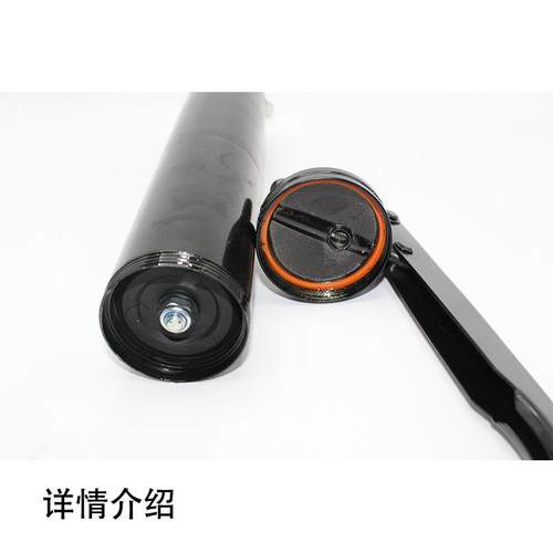 直销新款手动压杆式黑金刚黄油枪 400cc高压手动大容量牛油枪黄油