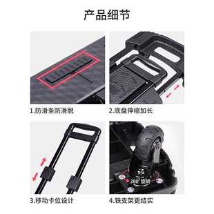 1VPK车载折叠推车汽车后备箱小拖车拉杆车便携小拉车家用 直销新款