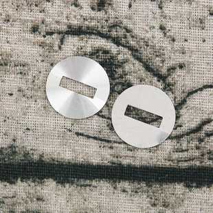 新款直销CD纹铝片 旋钮音响装饰片 反光空白铝铭牌 cd纹标牌加工