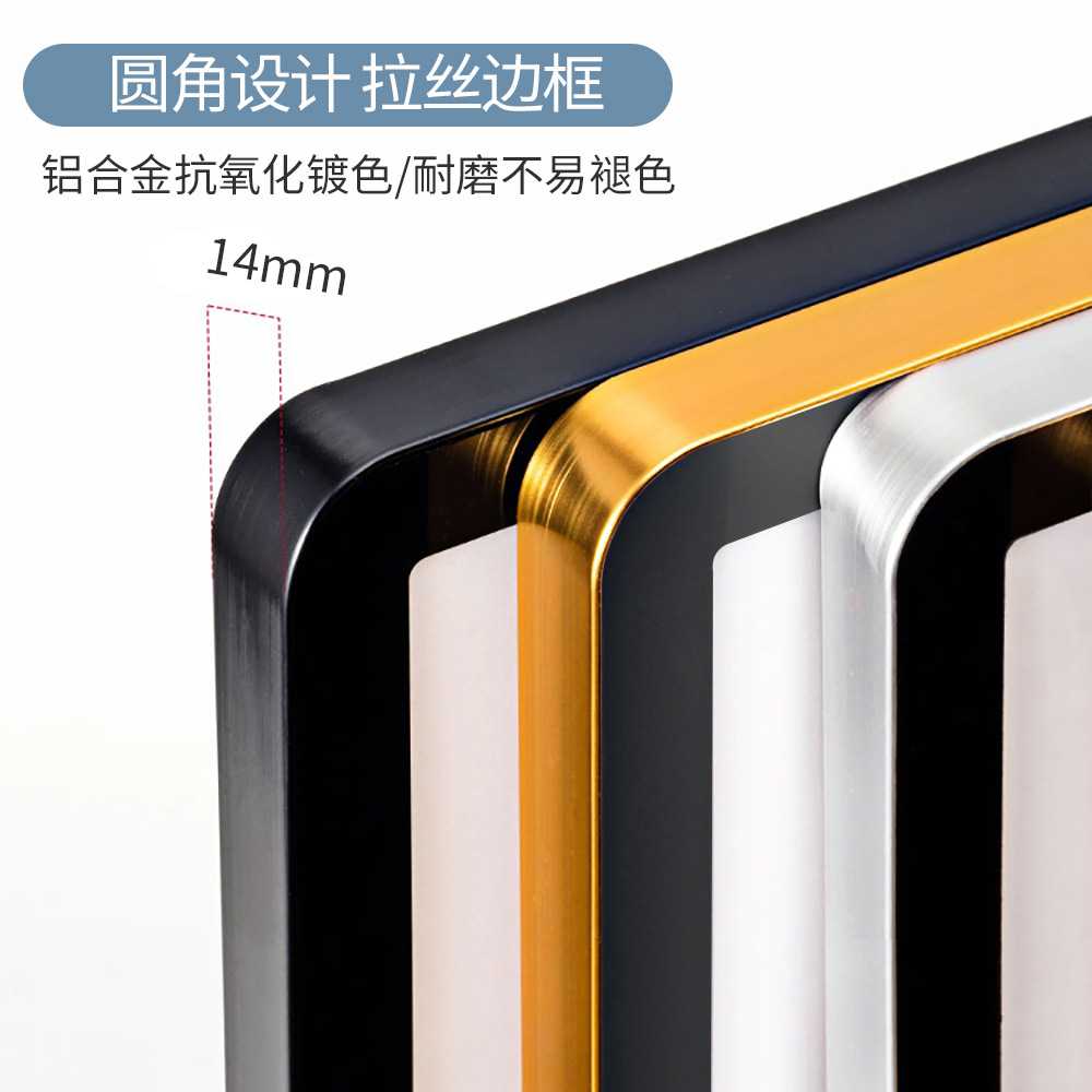 新款直销磁吸海报框电梯广告框铝合金开启式画框框架挂墙亚克力相