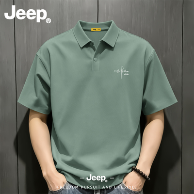 Jeep冰丝短袖POLO衫父亲节礼物