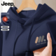 Jeep吉普连帽卫衣男女加厚2025秋冬新款 上衣青少年潮流百搭衣服