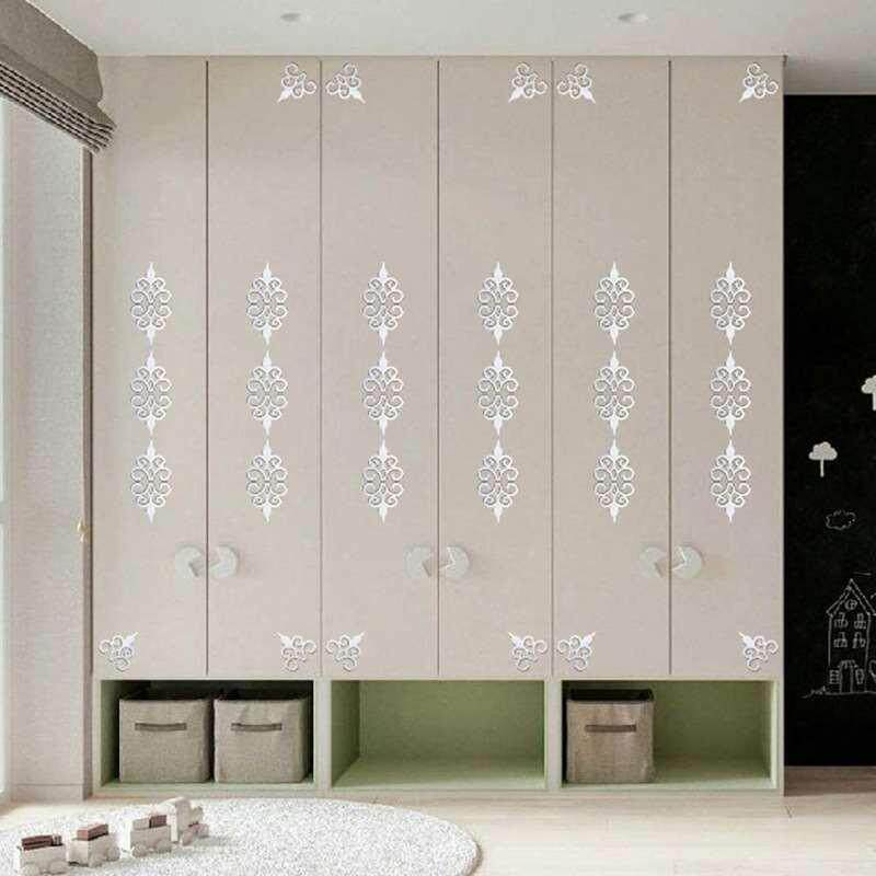 Big Size Acrylic Mirror Wall Stickers 3D DIY Decals - Taobao product photo 2