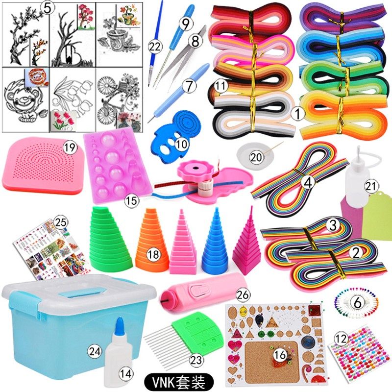 衍纸套装 美术衍纸画套装 DIY折纸画 衍纸套装初学套装 工具套装,文具电教/文化用品/商务用品,折纸/手工纸/衍纸,淘宝优惠券,粉丝福利购,淘宝优惠卷