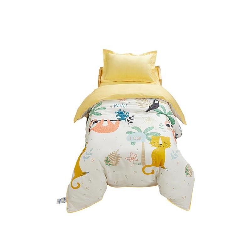 全棉幼儿园床品被子三件套a类儿童被褥被套六件套装入园用品