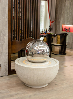 财源滚滚流水摆件庭院自循环水景转运球落地喷泉客厅桌面生财大型