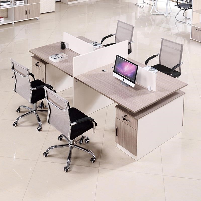 办公桌多人组合屏风办公桌 职员桌员工桌四人办公桌双人工作位