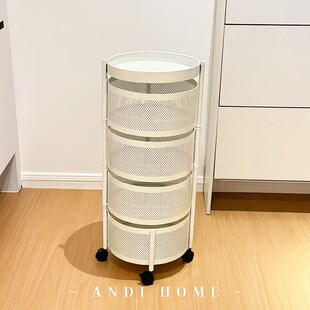 零食小推车置物架多层客厅收纳架不锈钢架子可移动落地家用高颜值