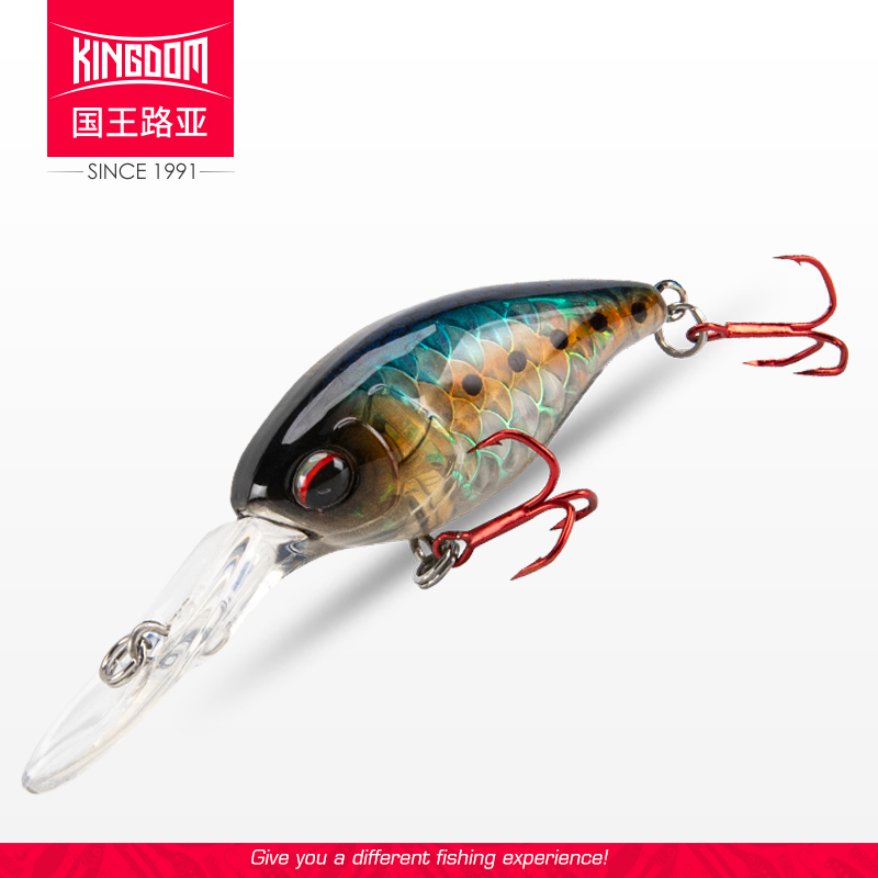 国王米诺路亚饵远投浮水缓沉摇滚小胖子微物饵翘嘴马口鱼路亚假饵