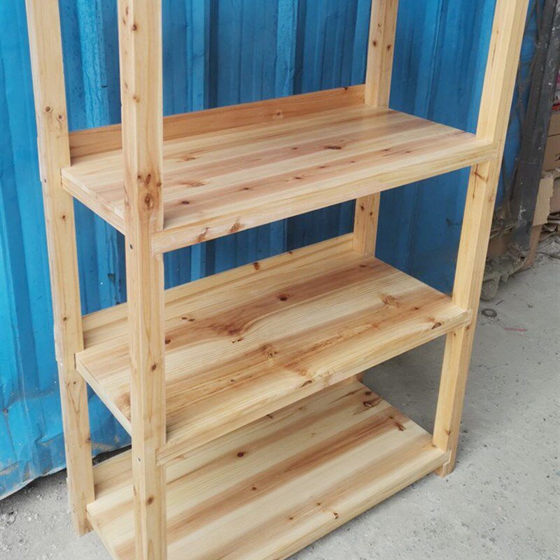 厨房置物收纳层架电器储物架实木烤箱架简约调味品微U波炉锅架025