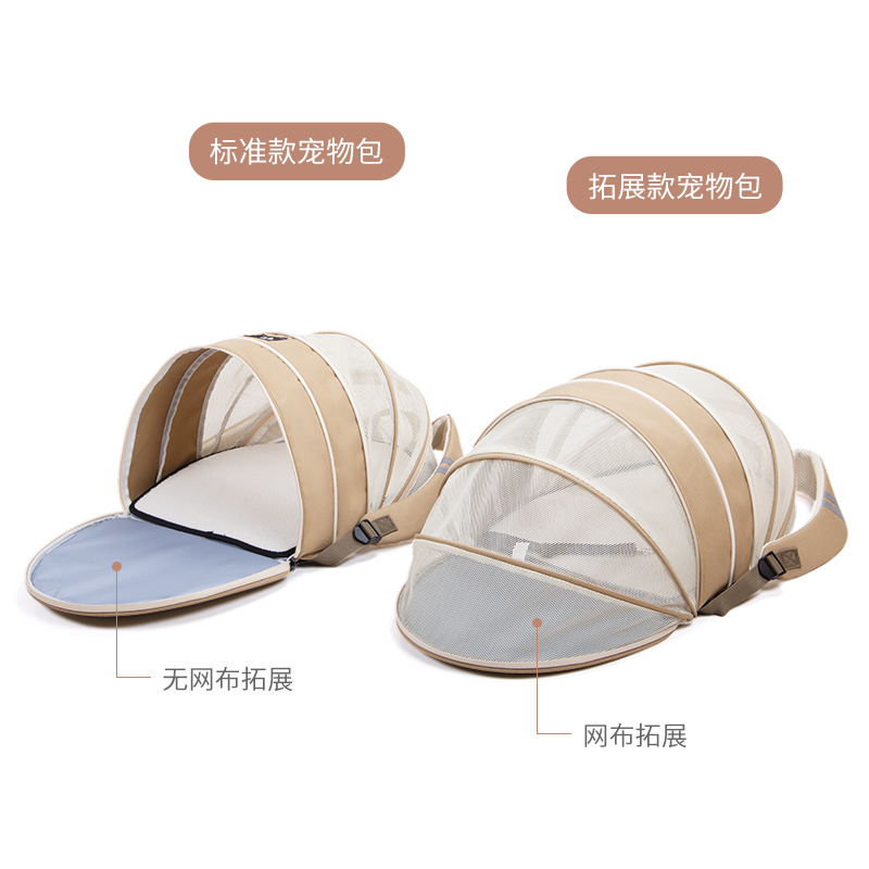 猫咪外出可携式包夏天透气猫包双肩揹包可拓展大容量宠物猫窝猫用