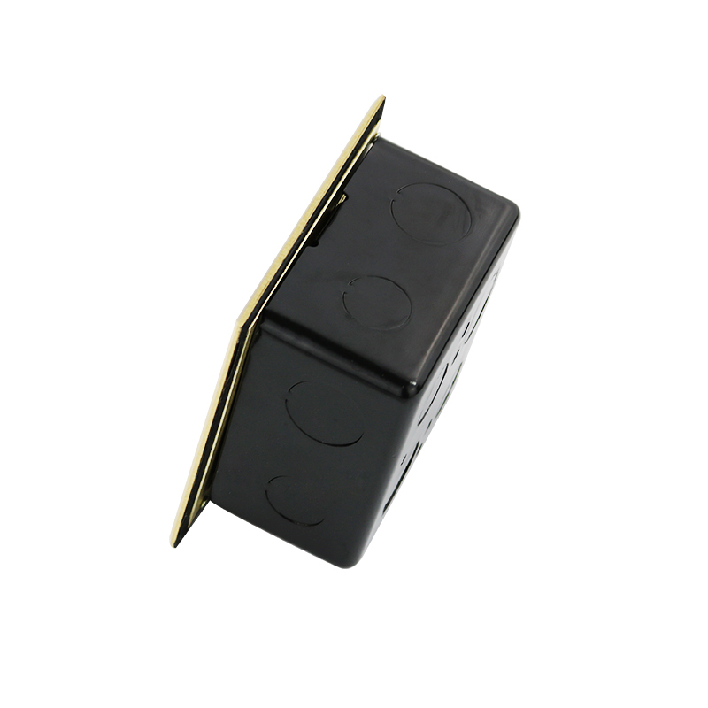 侧插隐藏式地插座 多媒体网络五孔六孔音频 120开启式防水地插铜