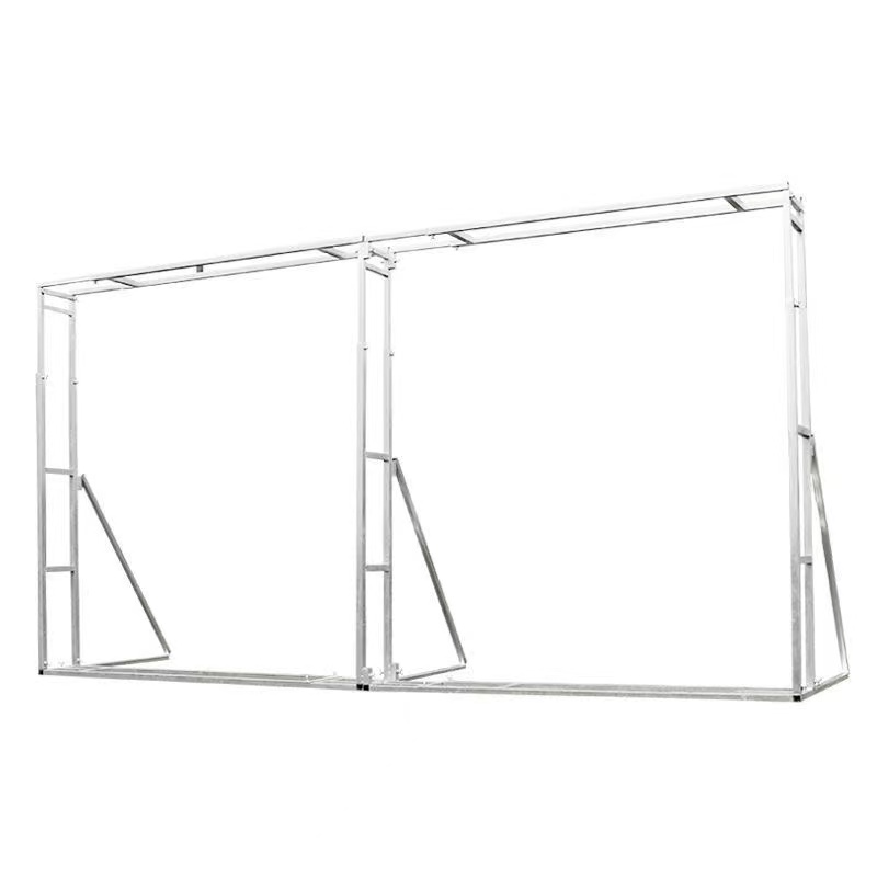 婚庆伸缩杆背景架户外婚礼布置防风广告支架喷绘简易桁架舞台架子