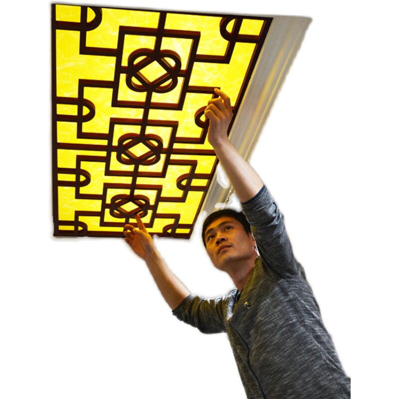 玄关PVC新中式吊顶镂空雕花板屏风背景墙花格欧式隔断现代装饰板