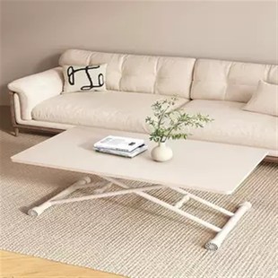 折叠桌子餐桌客厅小户型多功能小型移动可升降折叠桌四方形小茶几