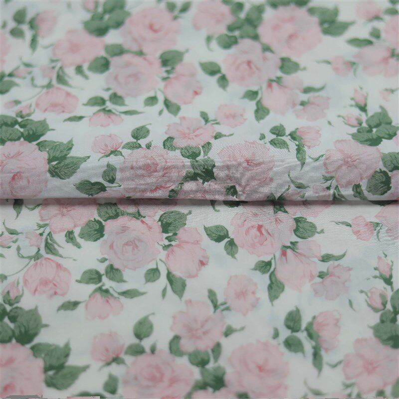 【105126-5】Lib*rty rose粉80支高密棉布140cm印花diy服装面料