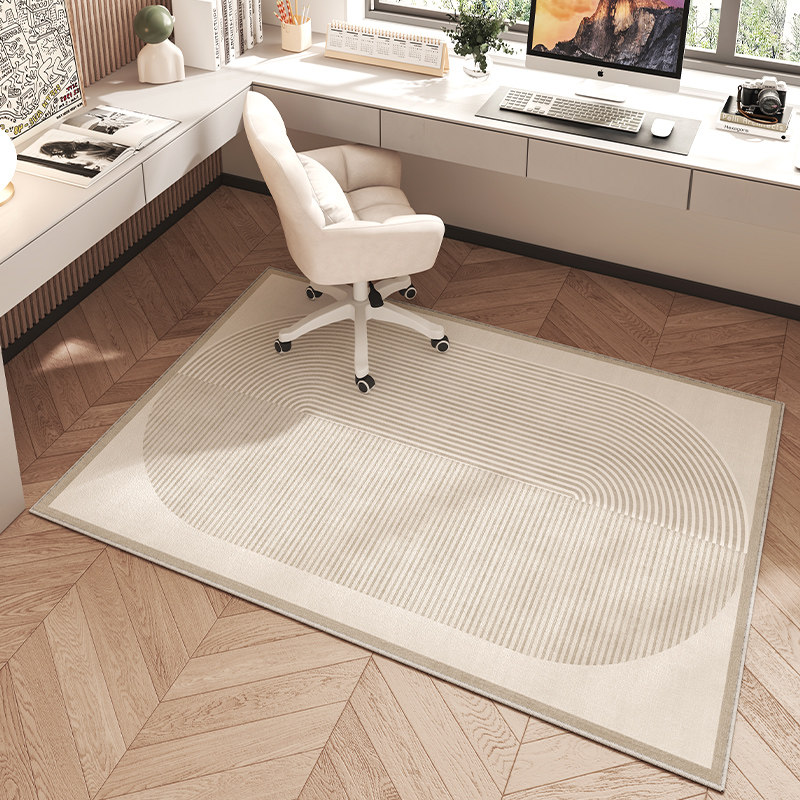 书房地毯专用学h习书桌电脑椅子转椅地垫高级感卧室木地板保护垫