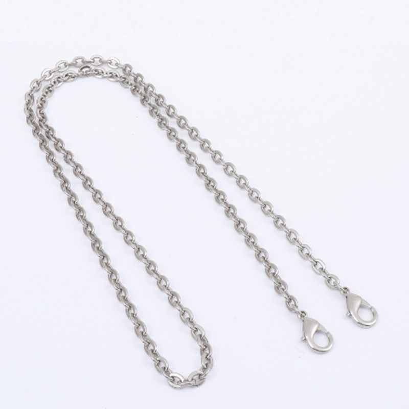 银色包包链条配件改造替换包带斜挎肩带腋下女包金属链子单买