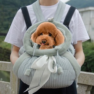 宠物外出便携背包猫狗包冬天保暖猫咪小型犬泰迪胸前外带包撸猫包