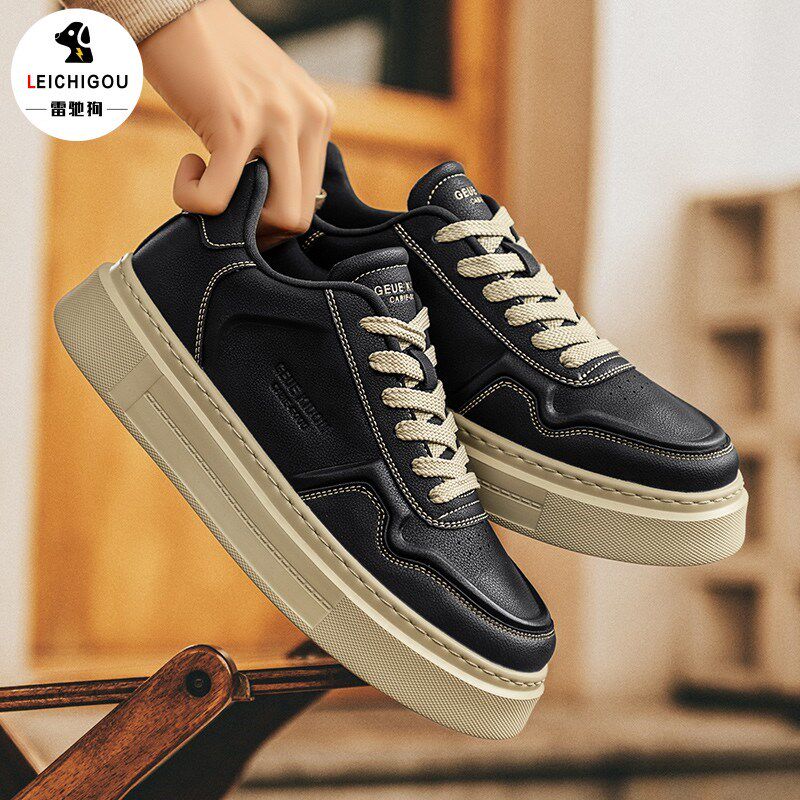 内增高男鞋10cm隐形爆款板鞋男夏季新款高质量轻便百搭运动休闲鞋