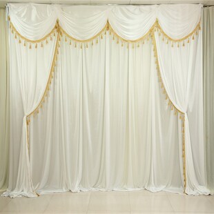 白事灵堂背景布丧事幕布黑白葬礼灵棚布幔装饰殡礼孝堂布置用品布